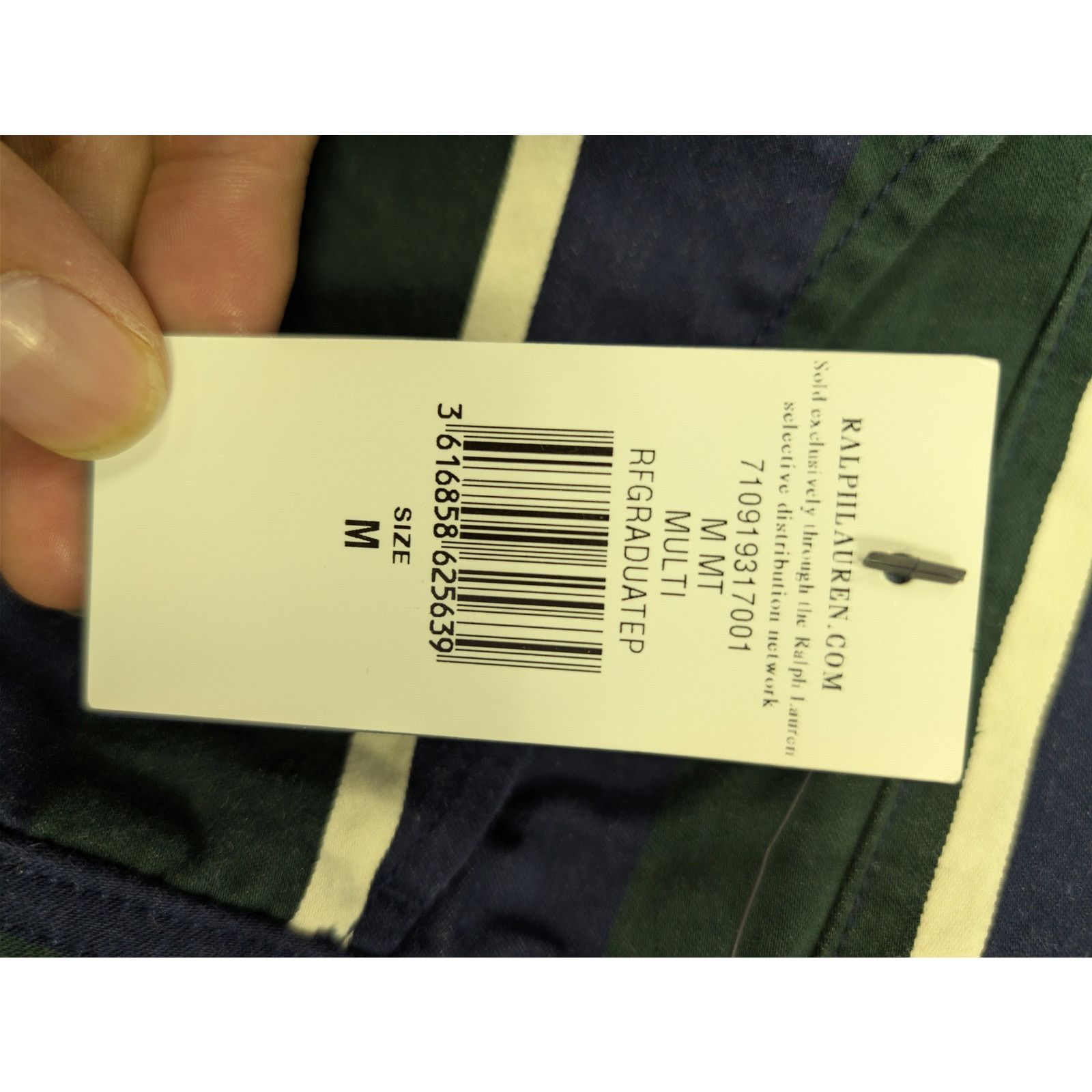 Polo Ralph Lauren o1rshd1 CC20 Relaxed Fit Striped Sateen Trouser Multicolor Size US 32 / EU 48 - 22 Thumbnail