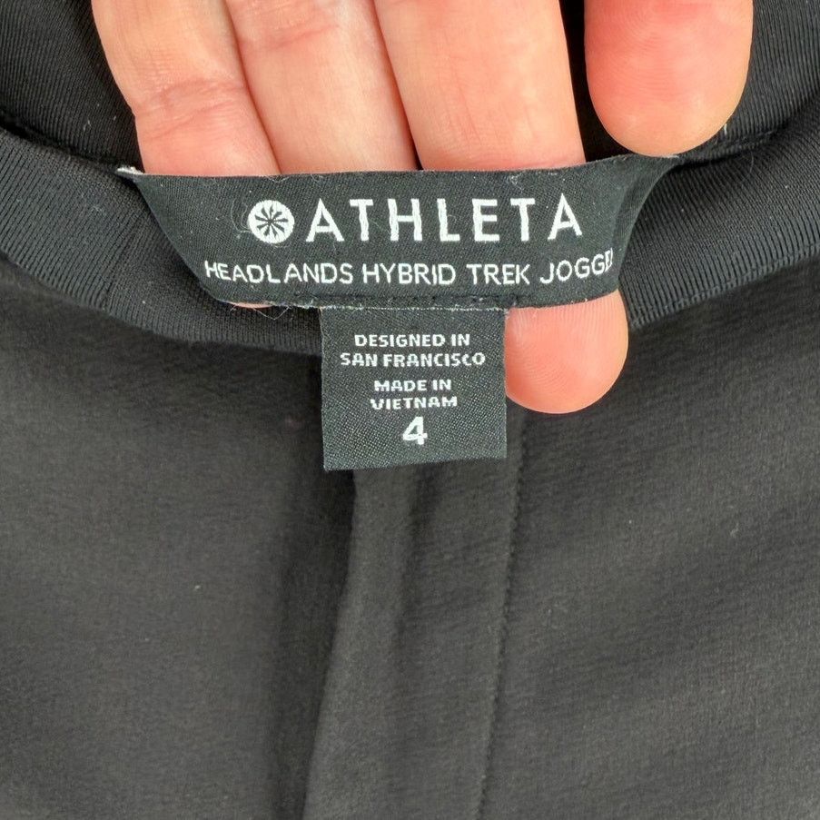 Athleta Athleta Black Headlands Hybrid Trek Joggers Size 30" / US 8 / IT 44 - 3 Thumbnail