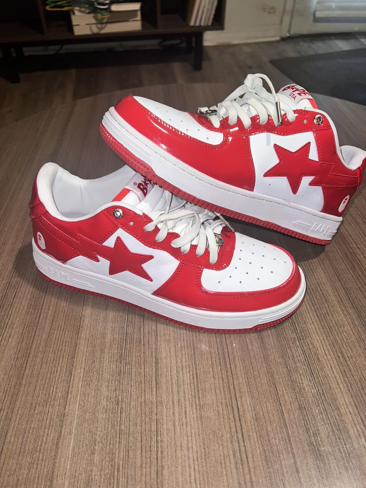 image of Bapesta 5 Shoes in Red, Men's (Size 13)