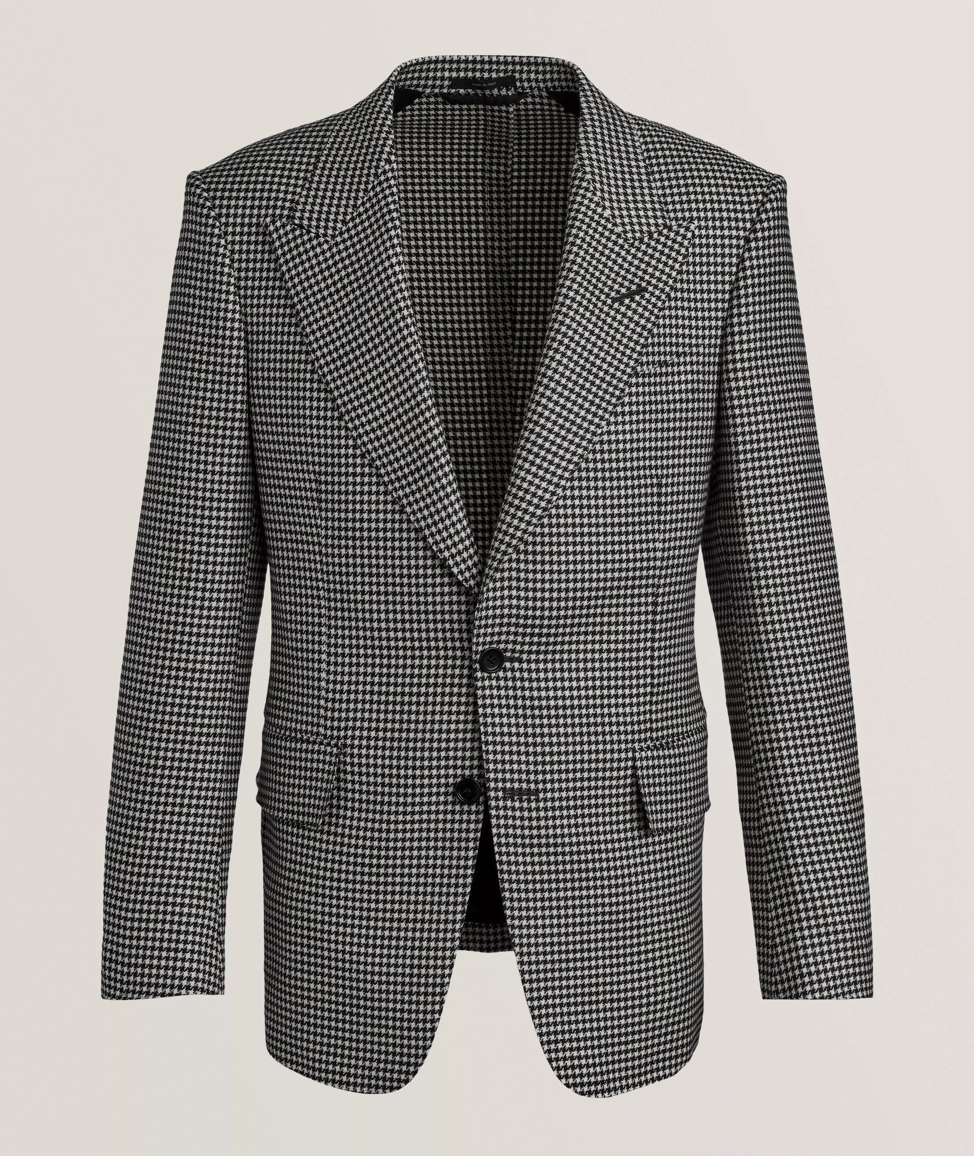 Tom Ford o1w1db10225 JHAP04 Atticus Blazer in White Black Size US S / EU 44-46 / 1 - 1 Thumbnail
