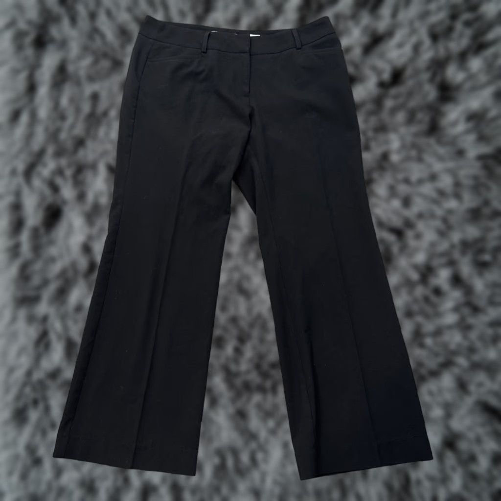 Michael Kors Michael Kors Gramercy Fit Dress Pants Women's 10 Black Polyester Rayon Spandex Dress Pants Career Office Casual Chic City Preppy Pockets Comfort Size 32" / US 10 / IT 46 - 1 Thumbnail