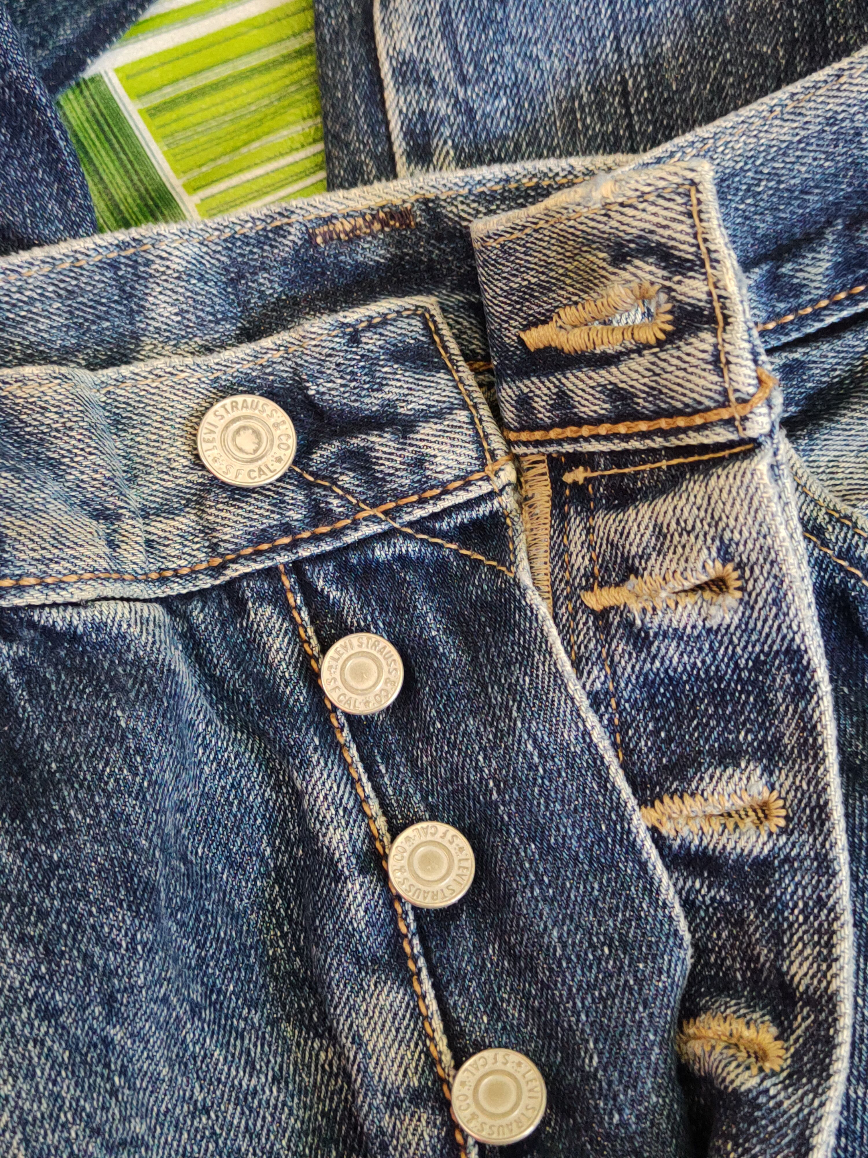 Levi's Levi's Dark Blue Faded Distressed Ripped Jeans #S1647 Size US 34 / EU 50 - 15 Thumbnail
