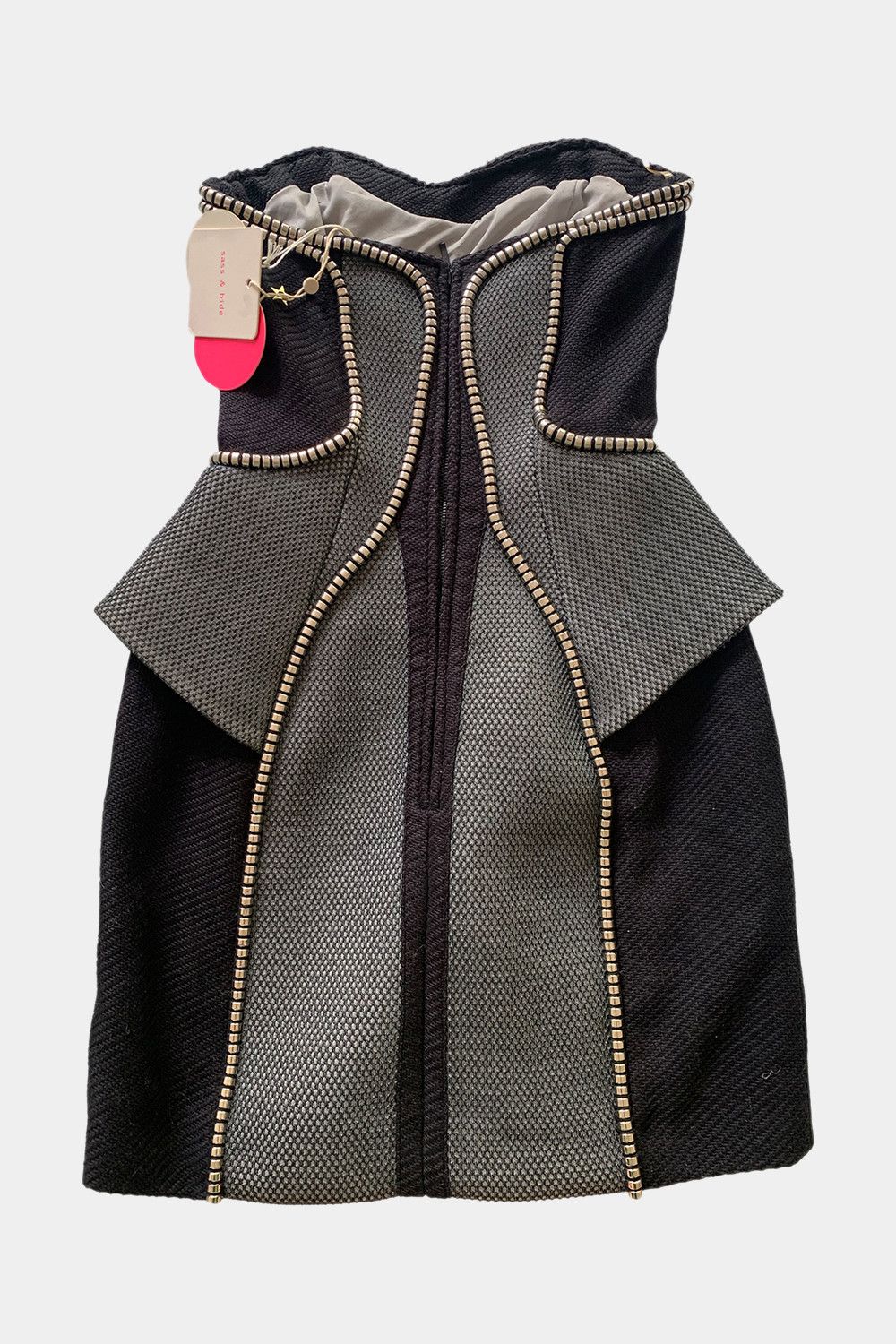 Other Sass & Bide Black Mini Dress BNWT Size XS / US 0-2 / IT 36-38 - 3 Thumbnail