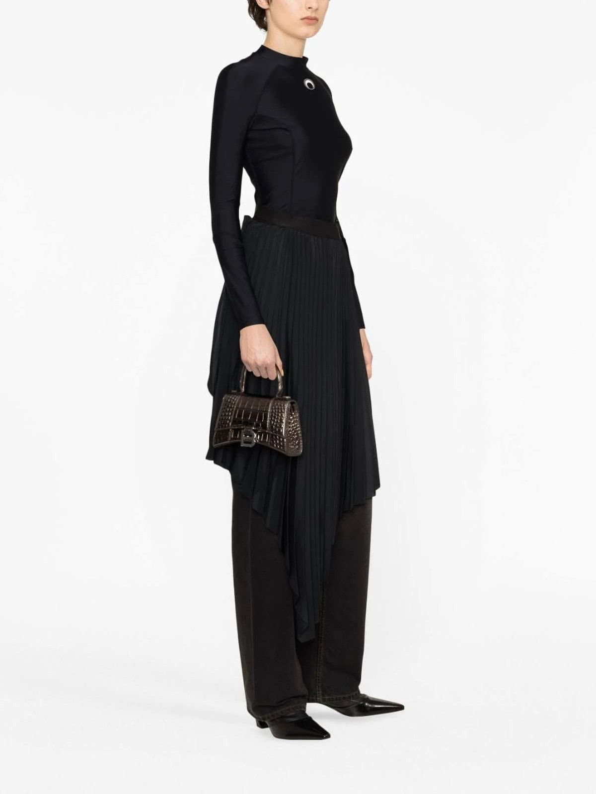 Balenciaga o1mt1gz0824 Size: OS / Hourglass XS Handbag Crocodile Size ONE SIZE - 2 Thumbnail