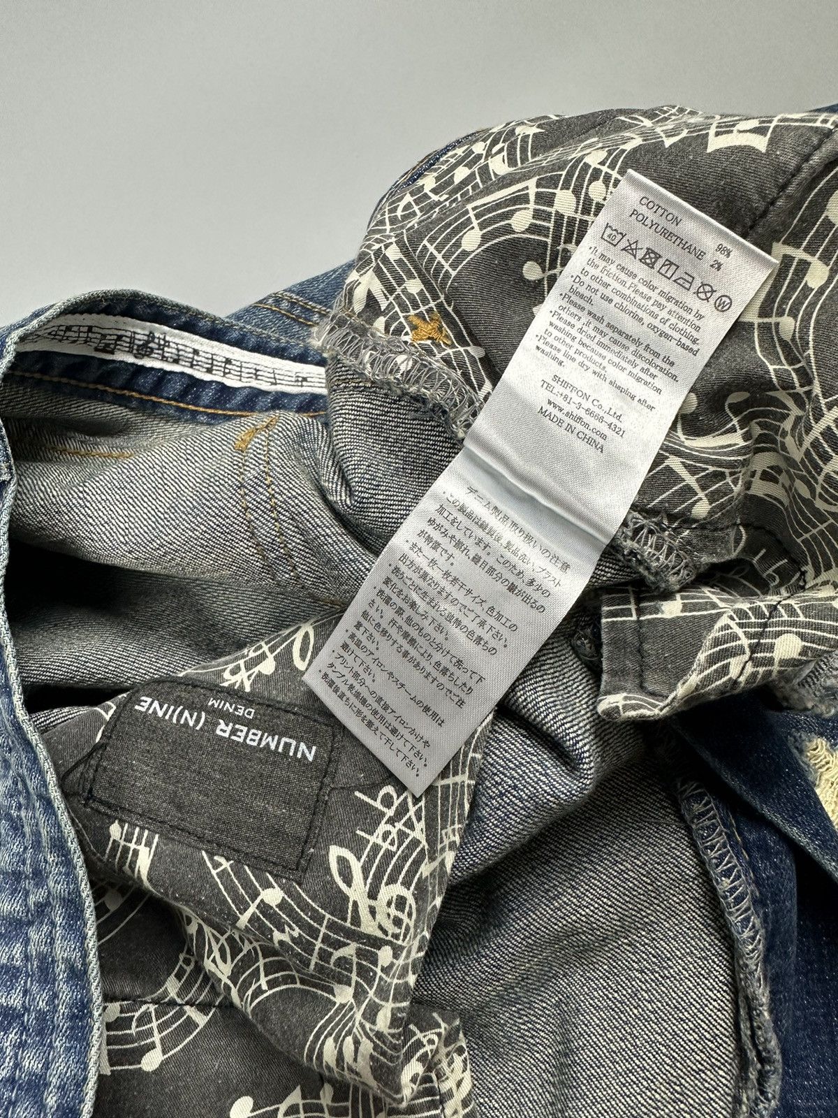 Number (N)ine Distressed Number Nine Denim Size US 30 / EU 46 - 10 Thumbnail