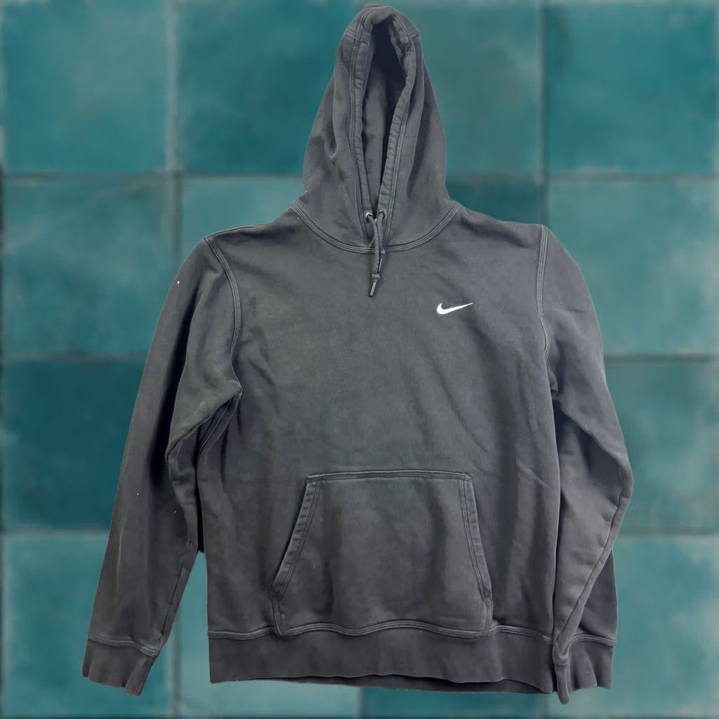 Nike Nike Hoodie Mens L Black Swoosh Pullover Fleece Sweatshirt Size US L / EU 52-54 / 3 - 1 Thumbnail