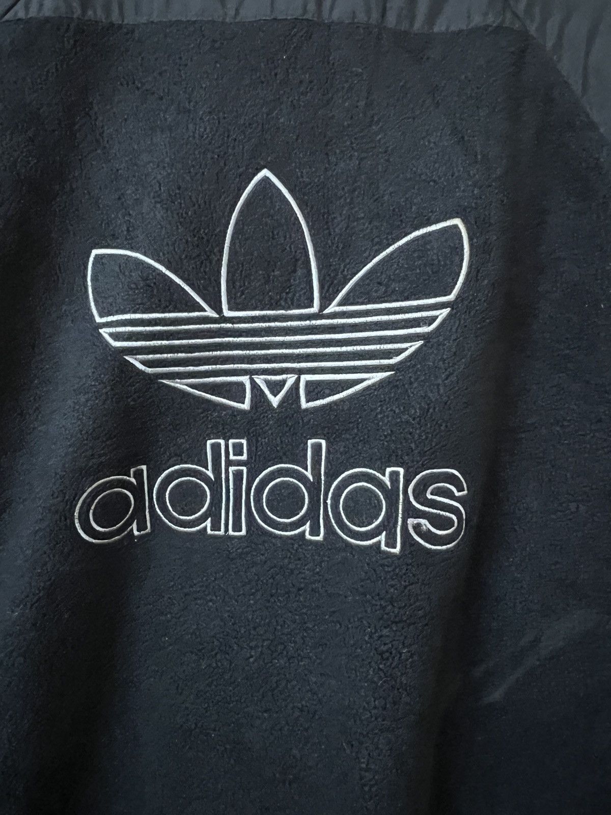 Adidas Vintage adidas fleece big logo Size US L / EU 52-54 / 3 - 6 Thumbnail