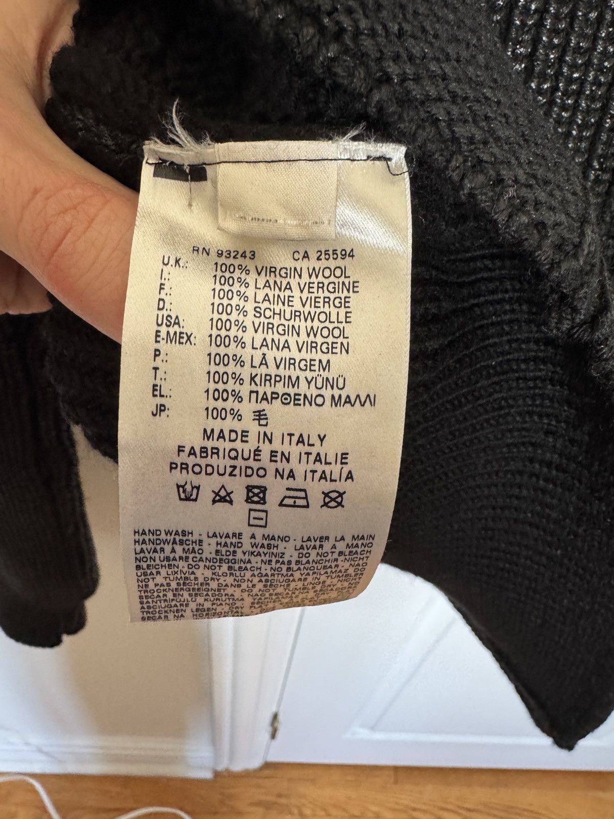 Diesel Black Gold Black Shiny Thread Turtleneck Sweater Size US XS / EU 42 / 0 - 4 Thumbnail