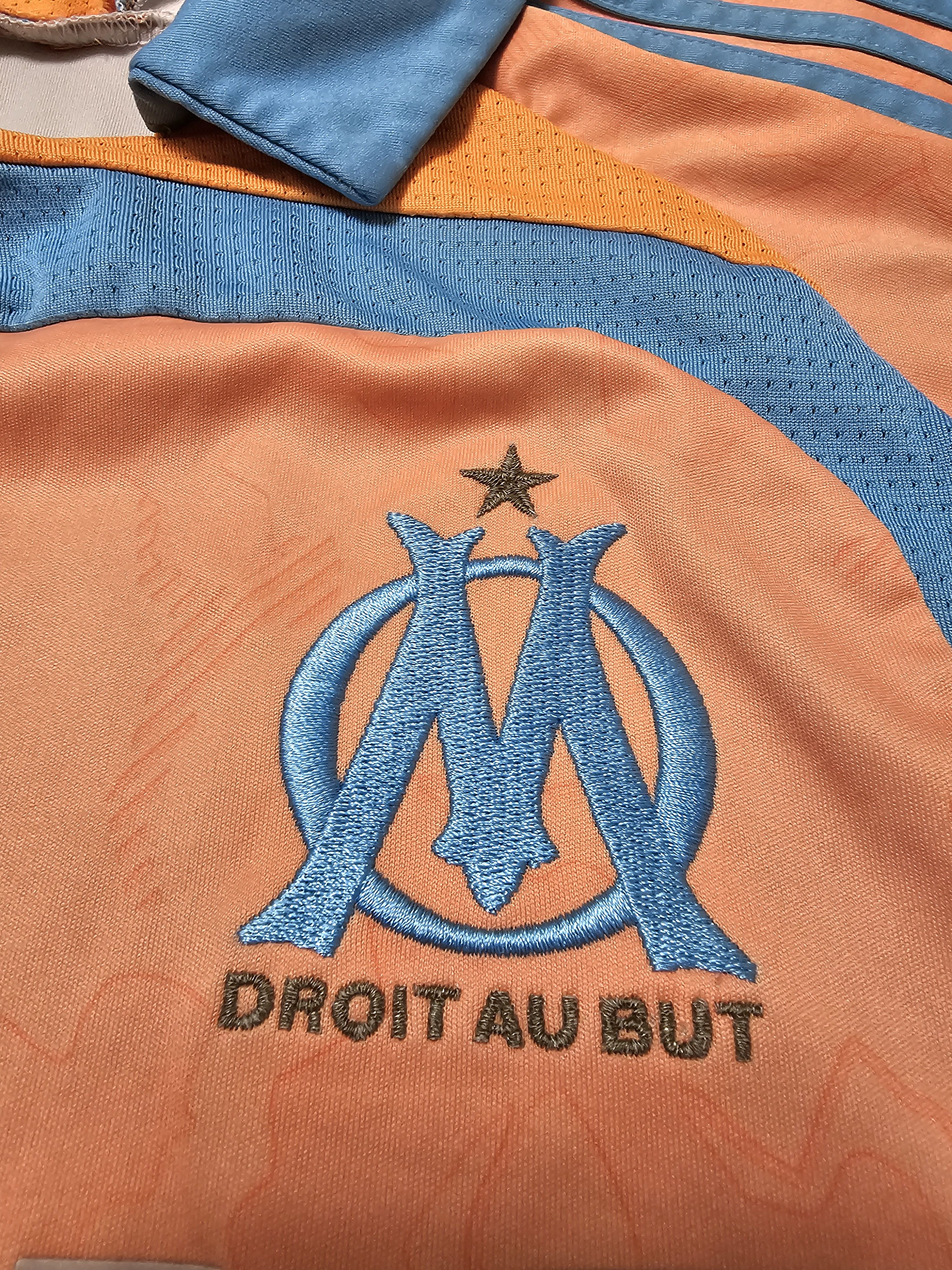 Adidas OLYMPIQUE MARSEILLE 2007 2008 THIRD FOOTBALL SOCCER JERSEY Size US S / EU 44-46 / 1 - 4 Thumbnail