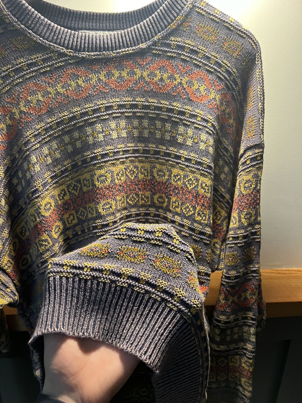 Coogi × Tundra Coogi style 3d knit sweater Size US XL / EU 56 / 4 - 4 Thumbnail