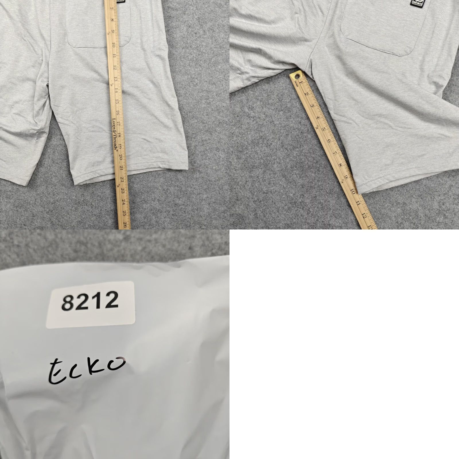 Ecko Unltd. Ecko Unltd Shorts Mens M Gray Jersey Drawstring Logo Pockets Athletic New Size US M / EU 48-50 / 2 - 8 Thumbnail
