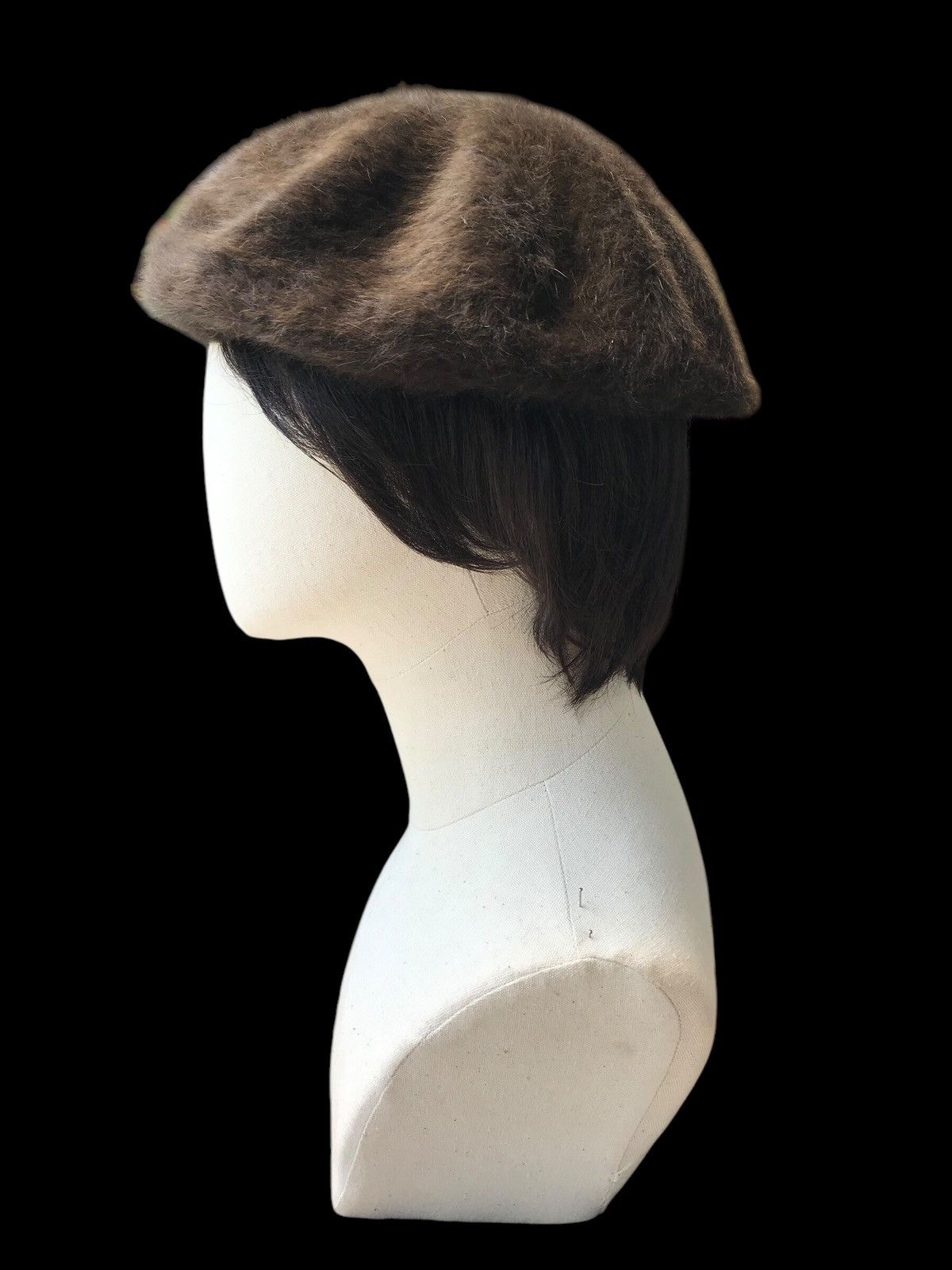 Japanese Brand RABBITS FUR HAIR BARETTA FLAT CAP NEWSBOY IVY Size ONE SIZE - 2 Thumbnail