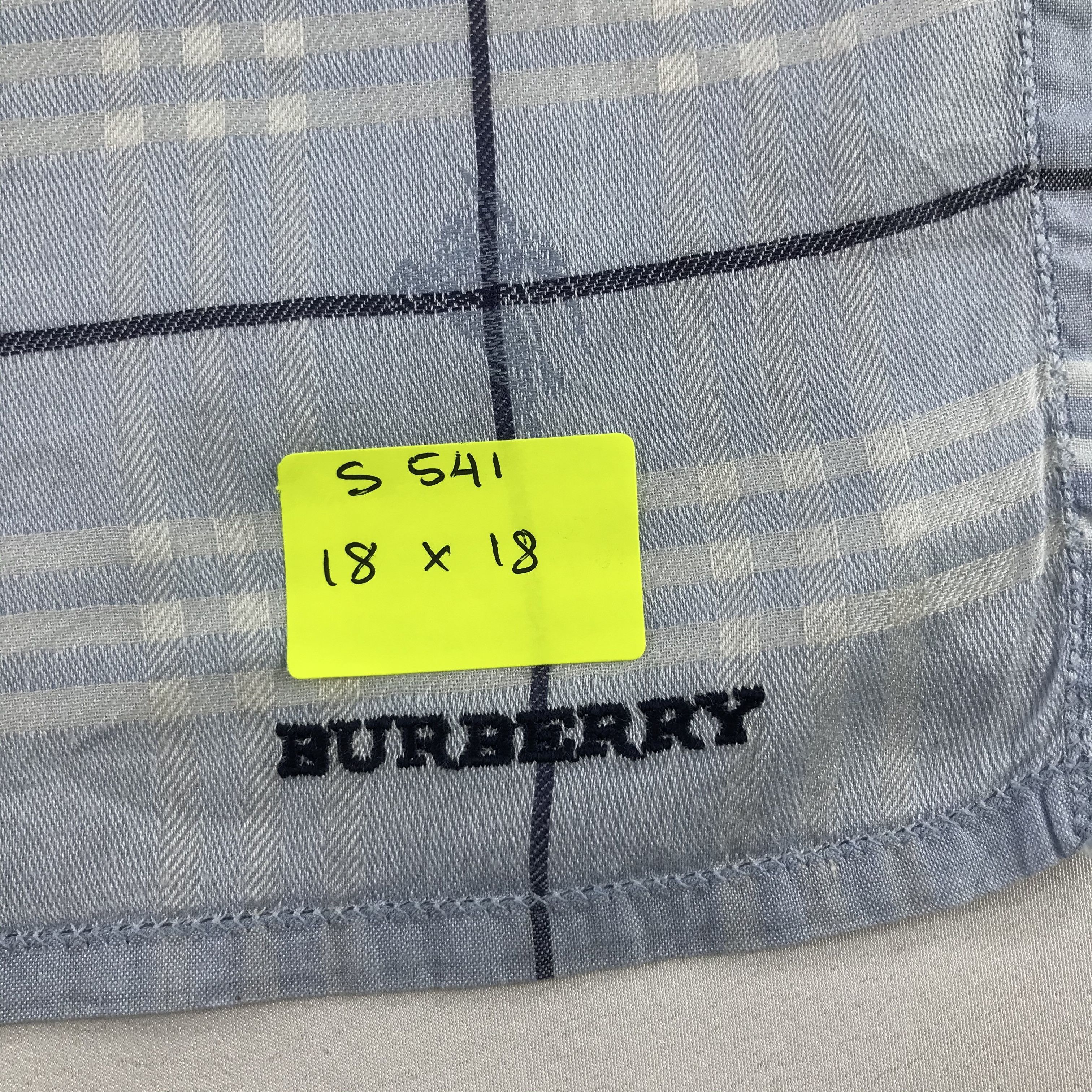 Burberry × Vintage Burberry Bandana / Handkerchief / Neckerchief - S541 Size ONE SIZE - 5 Thumbnail