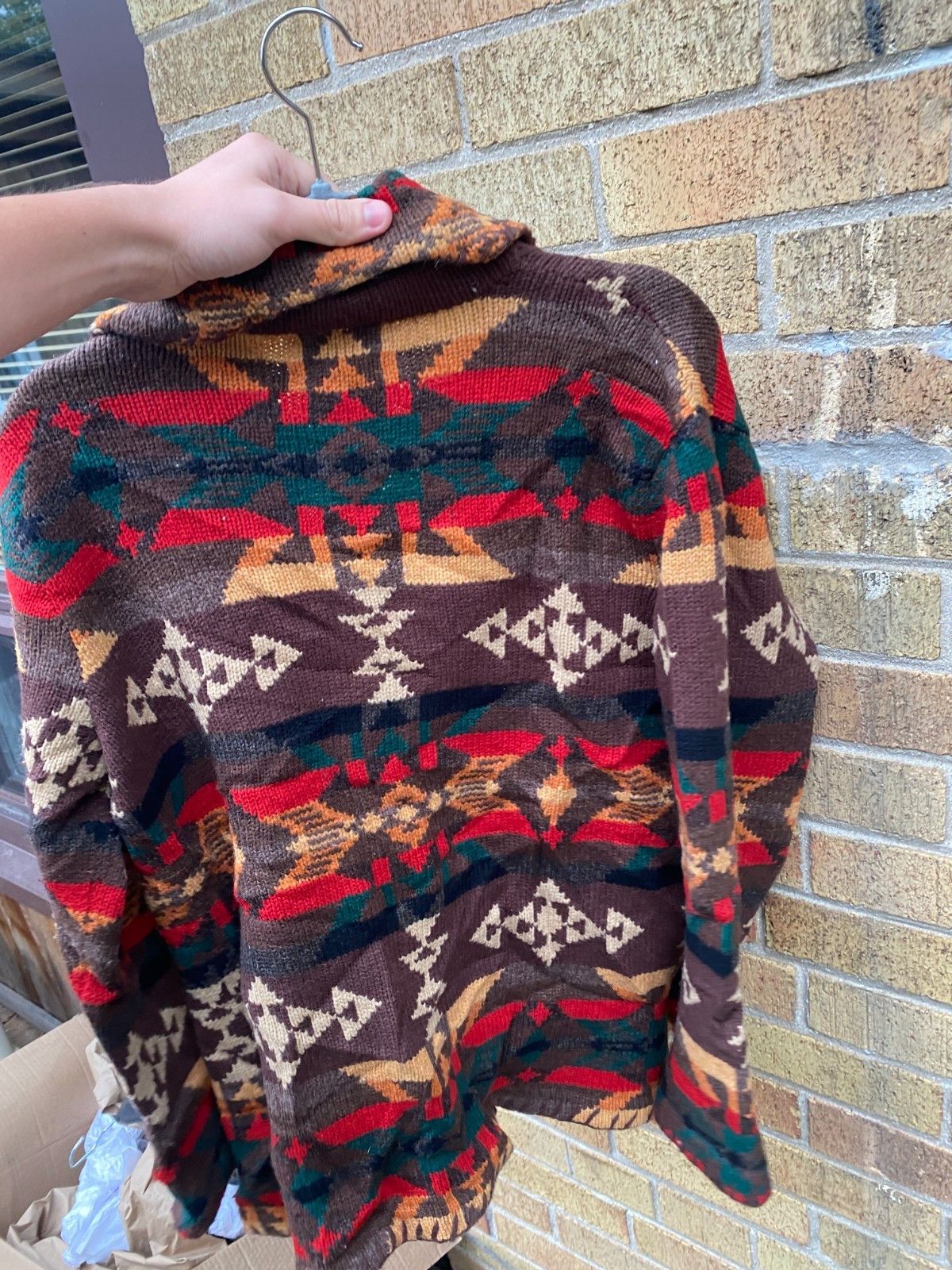 Ralph Lauren Ralph Lauren Brown Southwestern Sweater Cardigan Native Coa Size US M / EU 48-50 / 2 - 9 Thumbnail