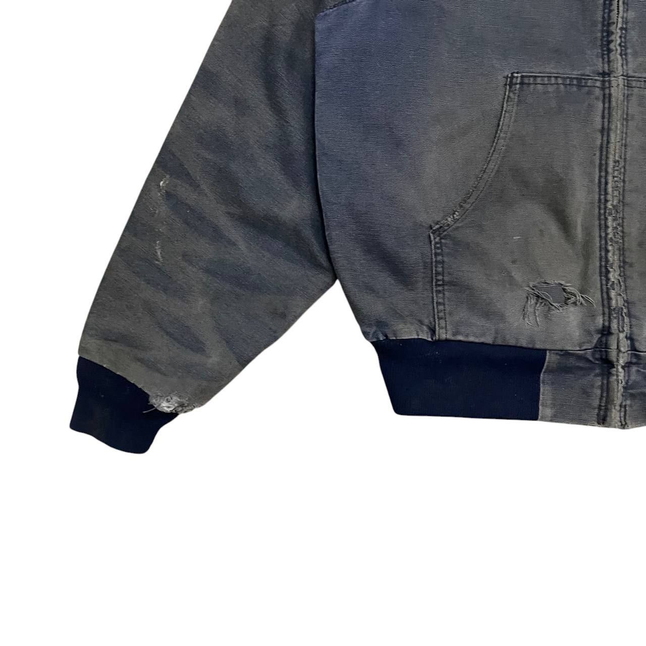 Carhartt Vintage Carhartt Active Jacket Distressed Denim Sunfaded Size US L / EU 52-54 / 3 - 3 Thumbnail
