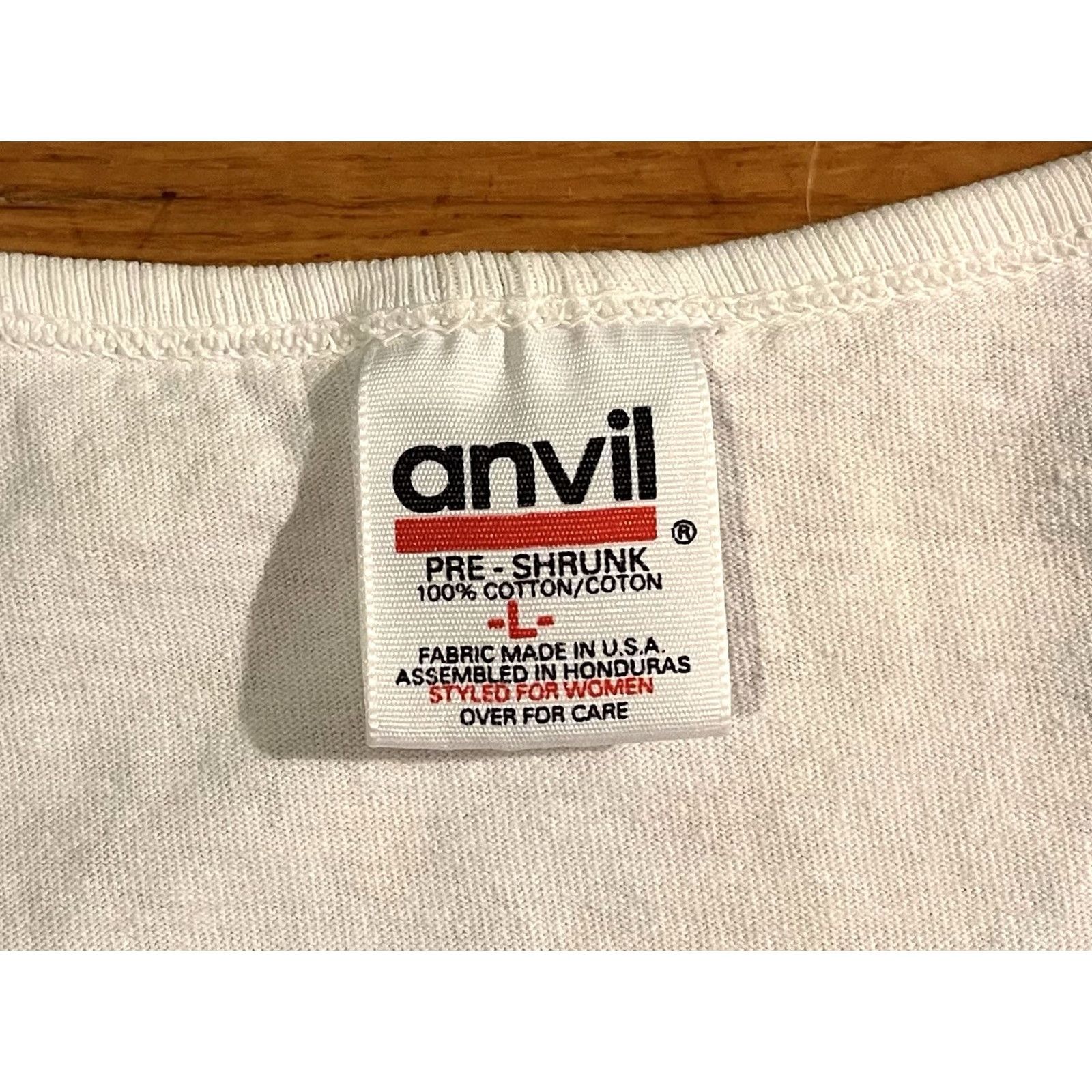 Anvil VINTAGE Anvil Tank Top White Men’s Large Polo? (No, use Nike? Wait) Size US L / EU 52-54 / 3 - 4 Thumbnail
