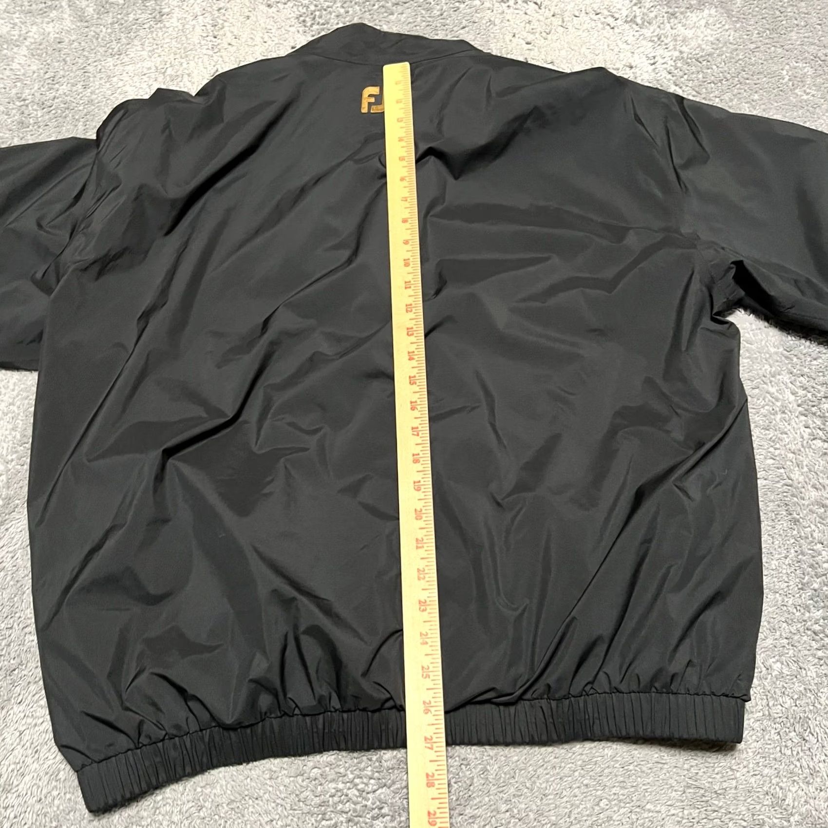 Footjoy FootJoy Jacket Mens Large Black DryJoys Golf Short Sleeve Windbreaker Size US 33 - 5 Thumbnail