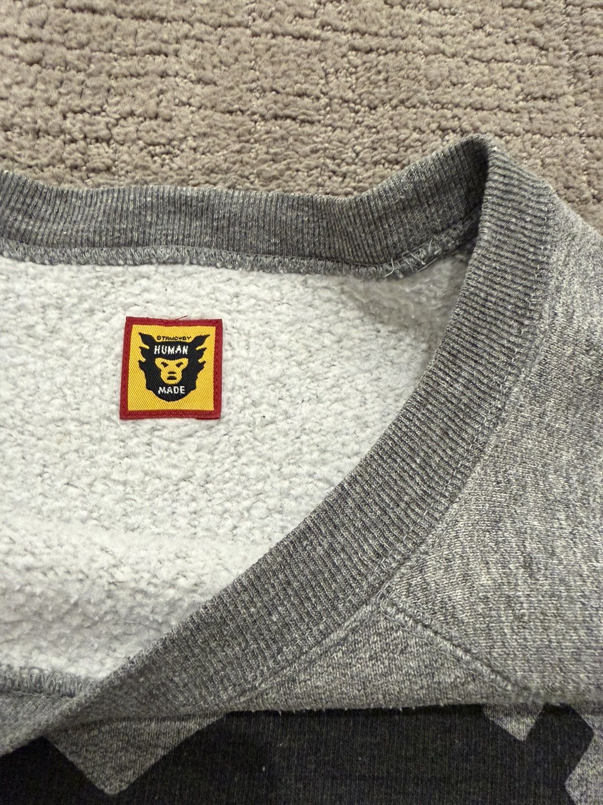 Human Made Heart Crewneck Sweatshirt - Gray Size US L / EU 52-54 / 3 - 4 Thumbnail