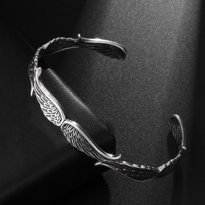 Vintage Adjustable Angle Wings Bracelet Size ONE SIZE - 6 Thumbnail