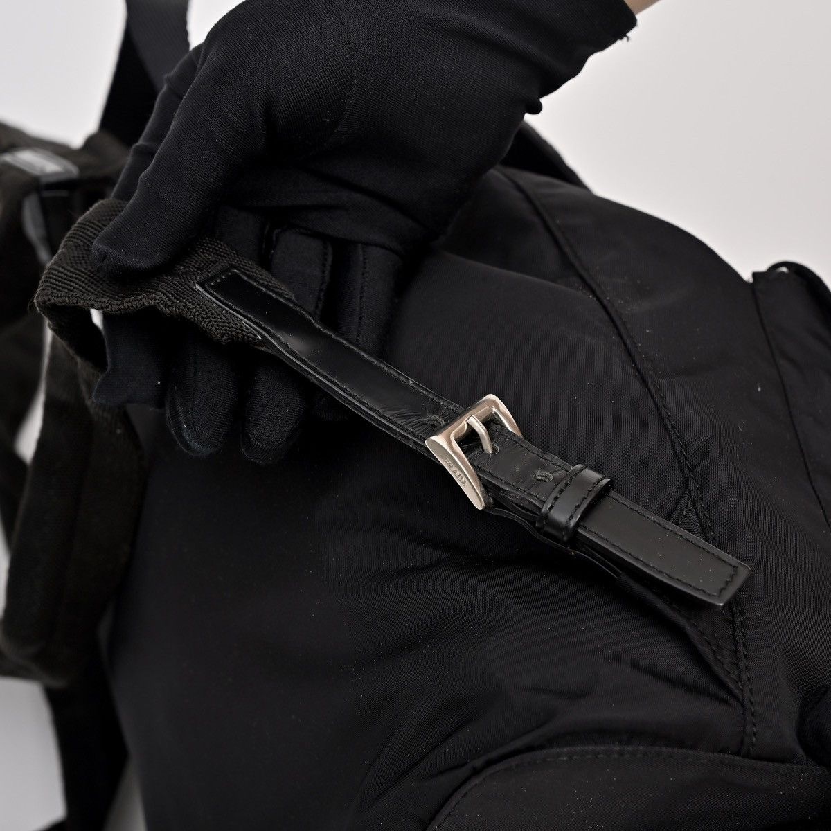 Prada Prada Small Re-Nylon Black Backpack Size ONE SIZE - 14 Thumbnail