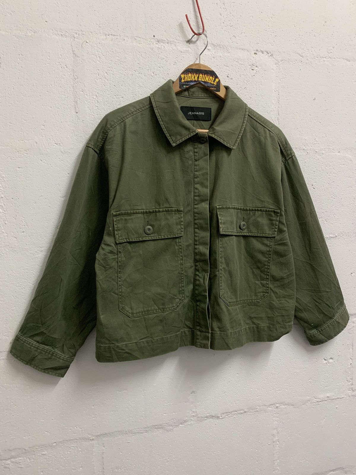 Japanese Brand Vintage Jeanasis Military Style Jacket Size M / US 6-8 / IT 42-44 - 3 Thumbnail
