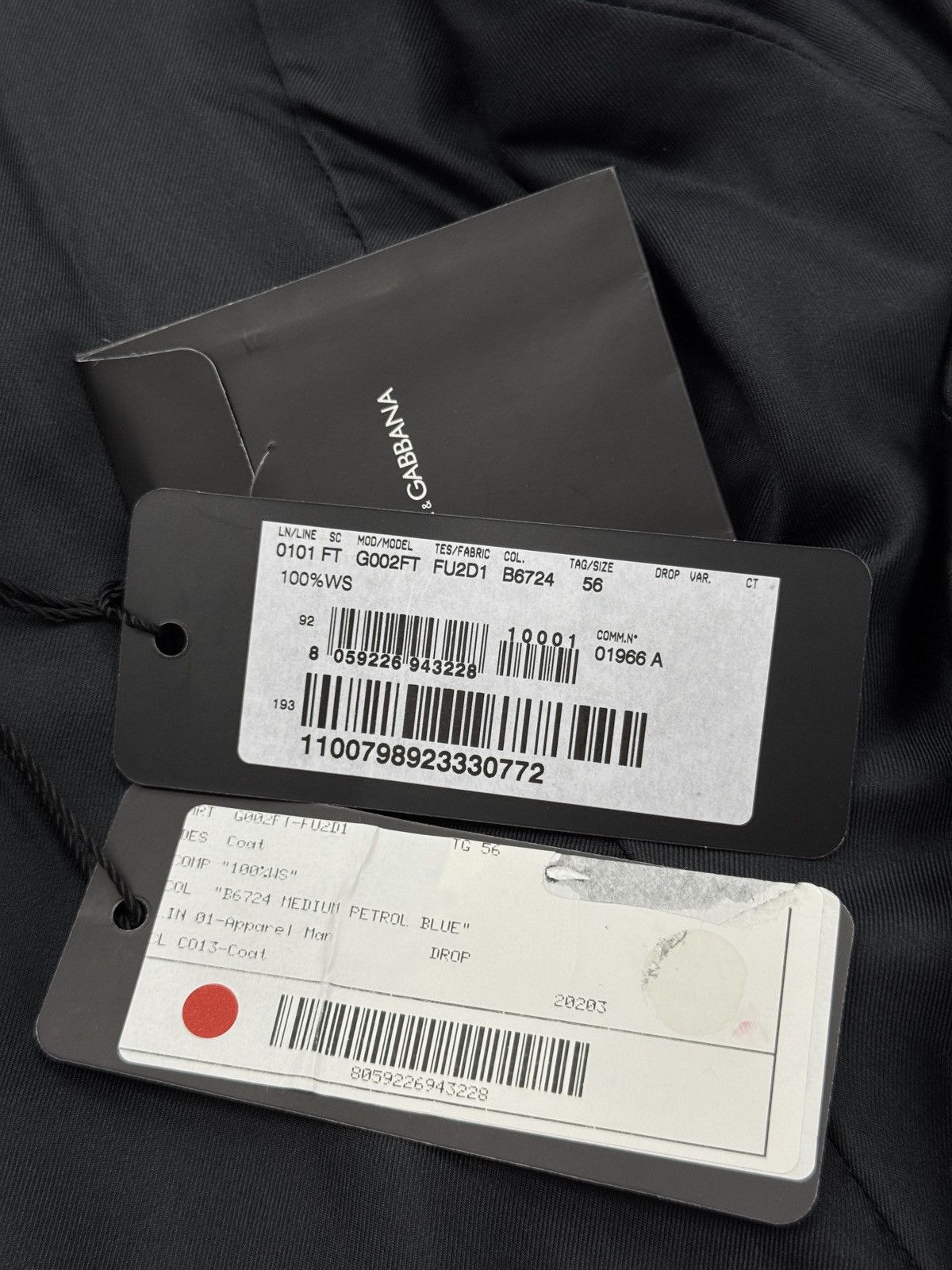 Dolce & Gabbana NWT! $7250 Dolce Gabbana 100% Cashmere Coat Metal Button Size US XL / EU 56 / 4 - 8 Thumbnail