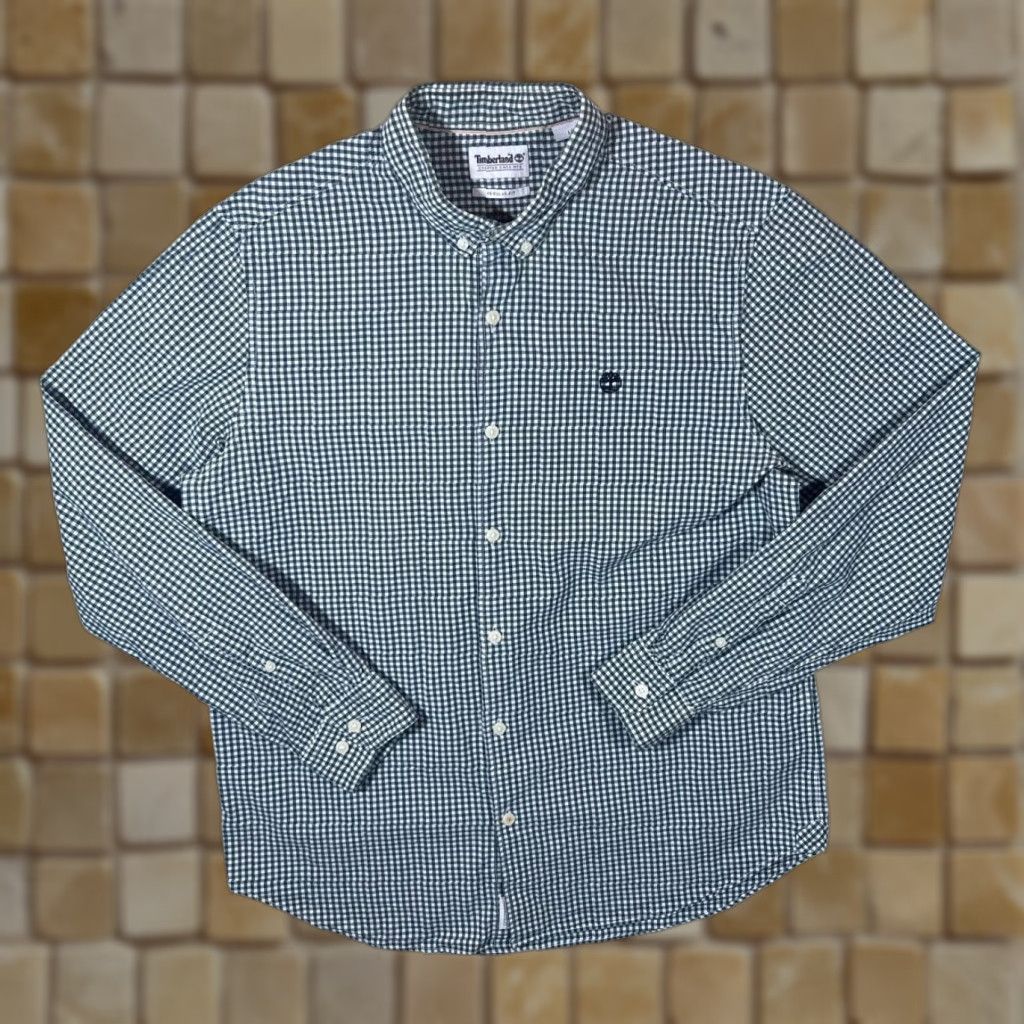 Timberland Timberland Regular Fit Green White Check Long Sleeve Button-Up Cotton Shirt Large Mens Regular Fit Shirt VINTAGE? No (keep if not vintage) Size US L / EU 52-54 / 3 - 1 Thumbnail