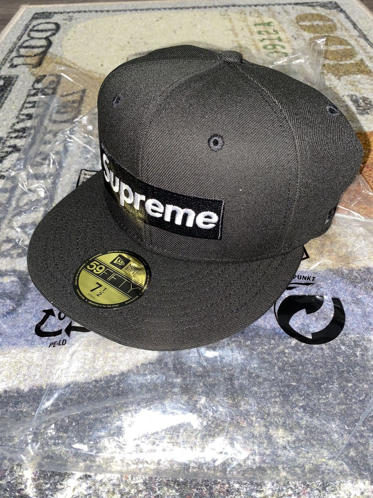 Supreme Supreme Sharpie Box Logo New Era Fitted Cap 7 1/2 | Grailed