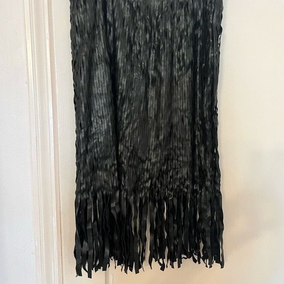 Other DO+BE Do & Be Black Pencil Fringe Tassel Skirt Size 28" / US 6 / IT 42 - 3 Thumbnail