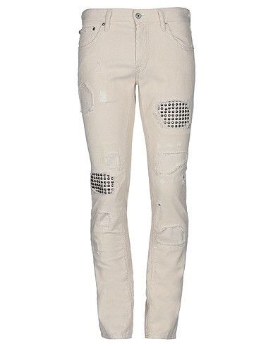 Just Cavalli × Roberto Cavalli Lion stud crash denim Size US 32 / EU 48 - 1 Thumbnail