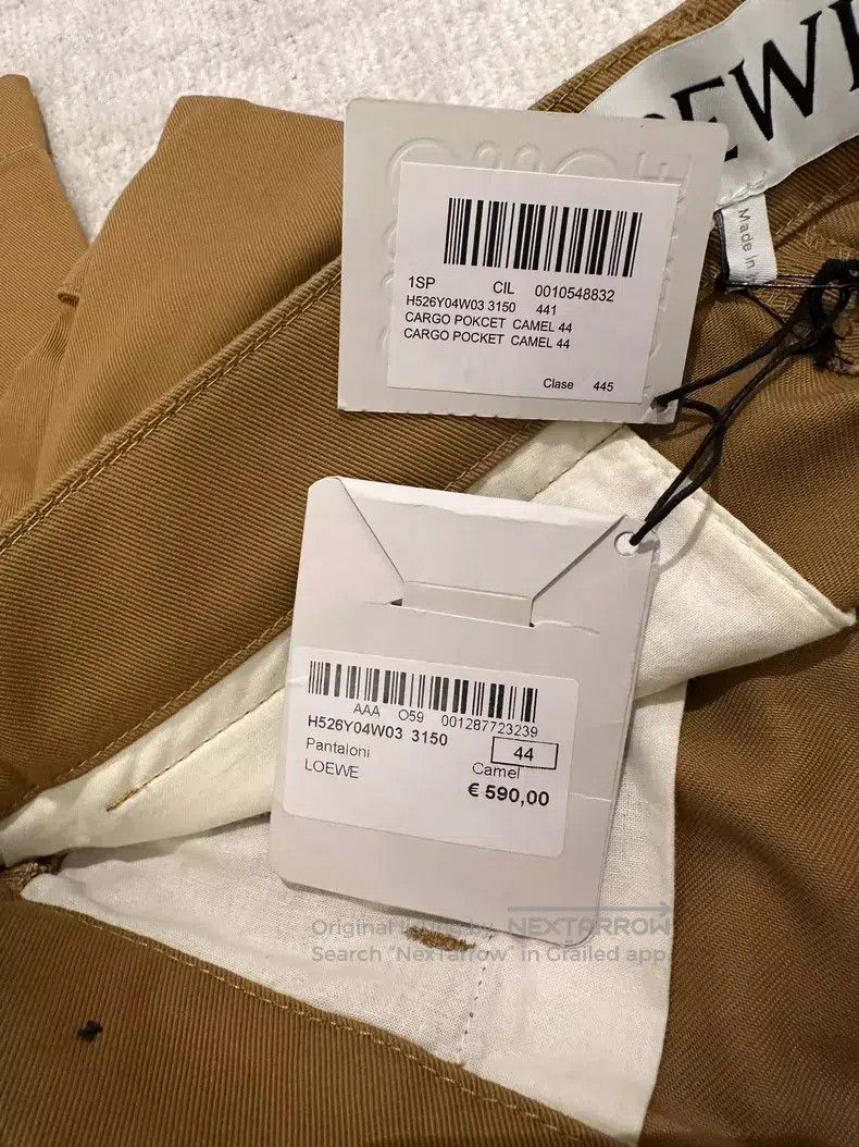 Loewe Loewe Ss21 camel cargo pants men's Size US 44 / EU 60 - 6 Thumbnail