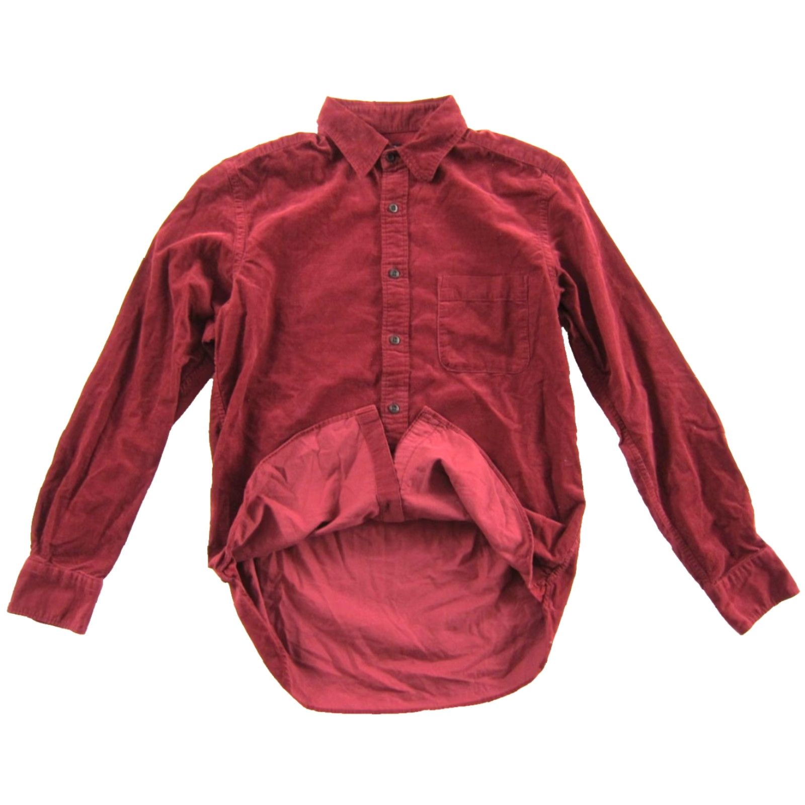 Uniqlo Uniqlo Shirt Men Small Red 100% Cotton Corduroy Button Up Long Sleeve Size US S / EU 44-46 / 1 - 4 Thumbnail