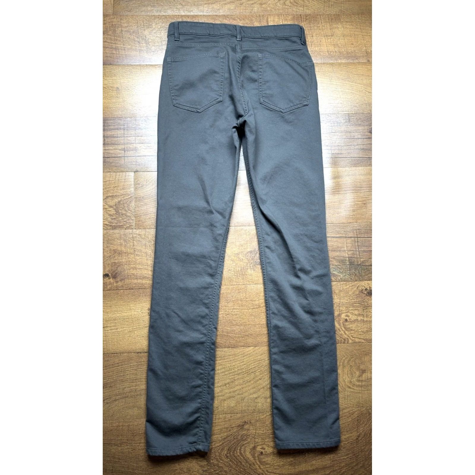 Quince Quince Men Comfort Stretch Traveler 5 Pocket Pants Slim Charcoal 30X34 Size US 30 / EU 46 - 2 Thumbnail