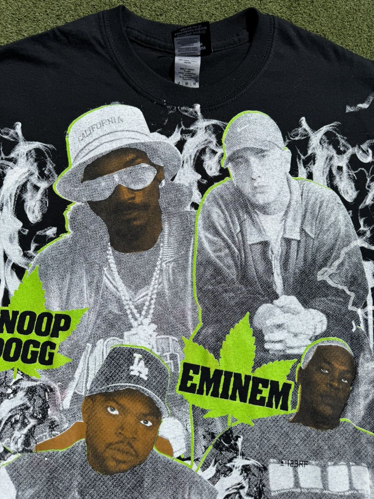 Band Tees × Eminem × Rap Tees 2000 Eminem Up In Smoke Tour All Over Print Rap Tour T-Shirt Size US M / EU 48-50 / 2 - 3 Thumbnail