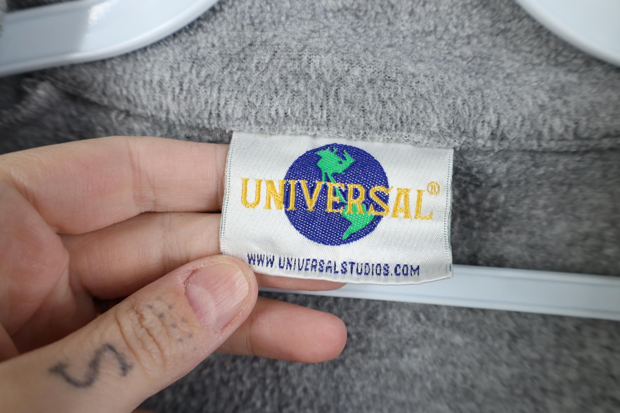 Vintage Vintage 90s Y2K Universal Studios 1/2 Zip Fleece Sweater Size US XL / EU 56 / 4 - 6 Thumbnail