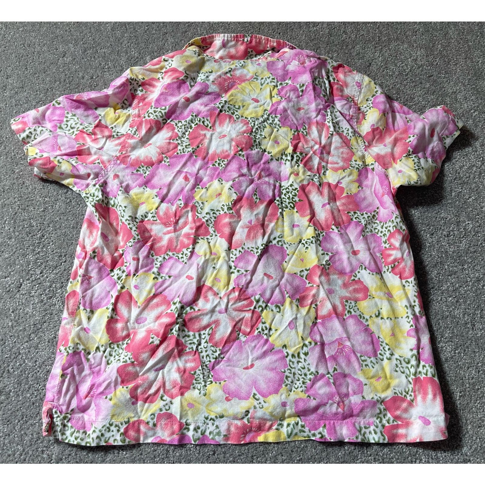 Other Classic Elements Hawaiian Shirt Grandmacore Womens L Pink Size L / US 10 / IT 46 - 2 Thumbnail