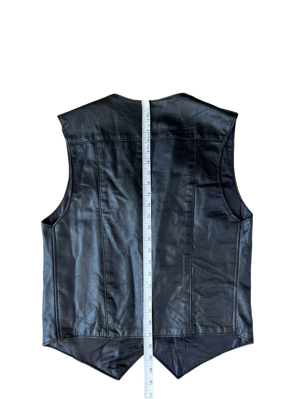 Leather Vintage Gregory & Sons Leather Vest Black Size US M / EU 48-50 / 2 - 4 Thumbnail