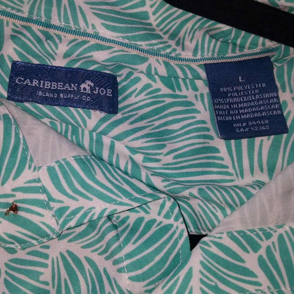 Designer Caribbean Joe Button Down Shirt Size Large Size US L / EU 52-54 / 3 - 3 Thumbnail