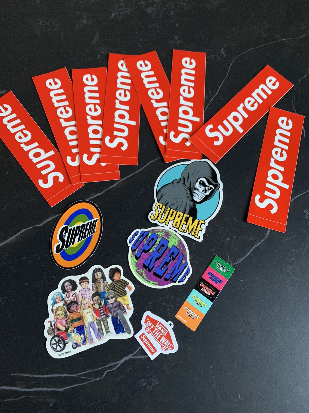 image of Supreme Sticker Pack in Black, Men's