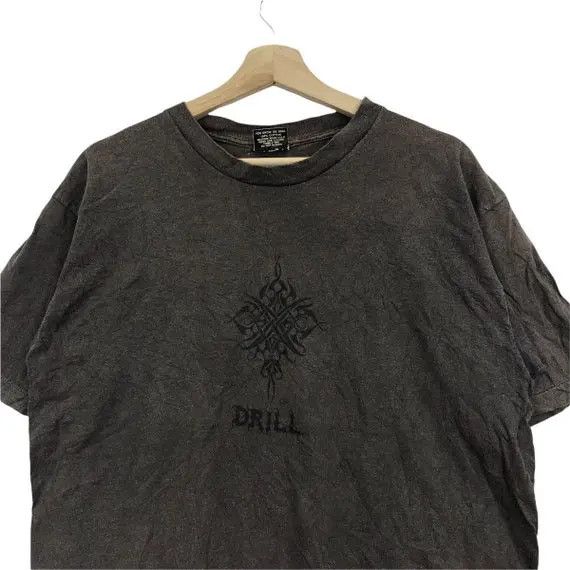 Vintage Vtg 90’ DRILL SKATEBOARD MALIBU Surf California Tee Shirt Size US M / EU 48-50 / 2 - 2 Thumbnail