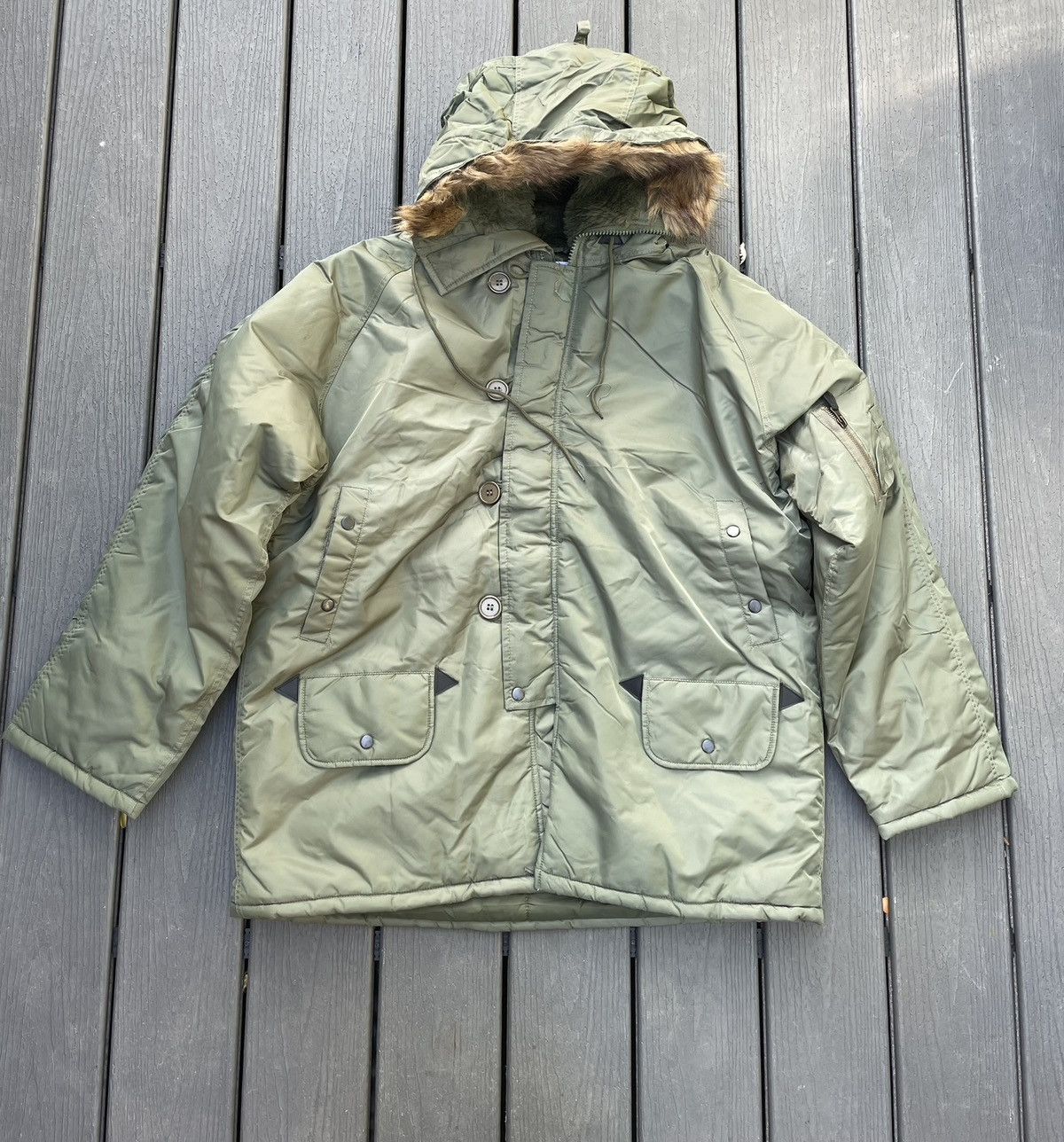 Genuine German Army Parka - Olive Military Surplus Jacket, Cotton Blend, New