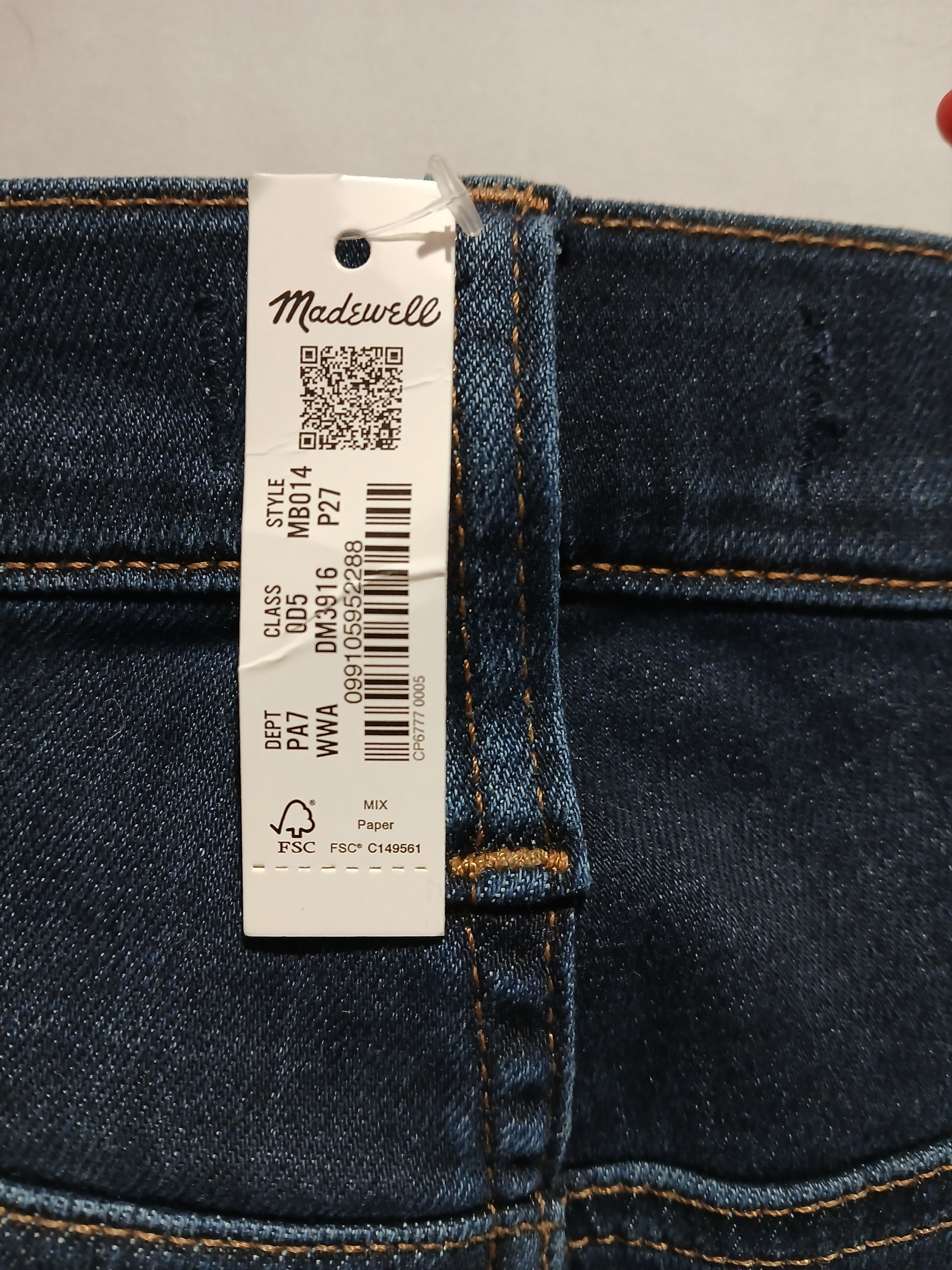 Madewell Madewell high rise skinny jeans size 27 petite Size 27" / US 4 / IT 40 - 6 Thumbnail