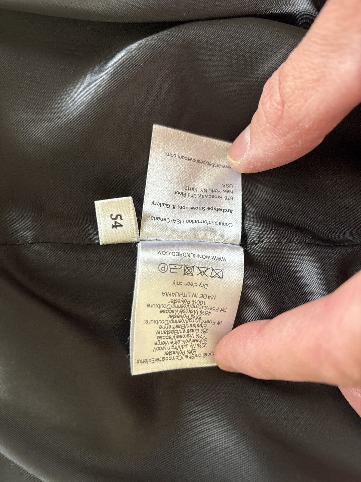 Won Hundred Won Hundred Mens zip jacket Size US L / EU 52-54 / 3 - 5 Thumbnail