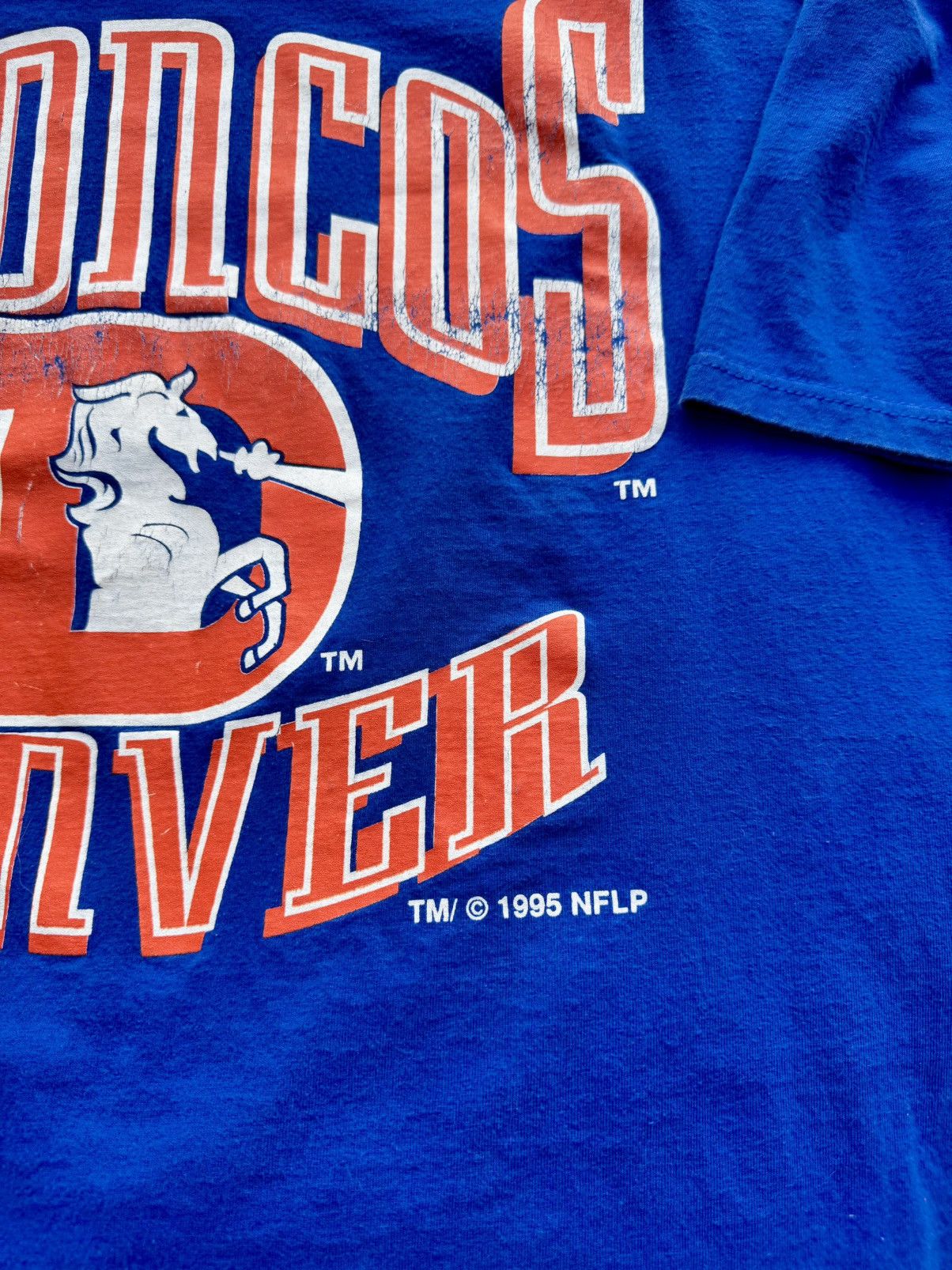 Logo Athletic VINTAGE 1995 NFL Denver Broncos Tee Size US XL / EU 56 / 4 - 2 Thumbnail