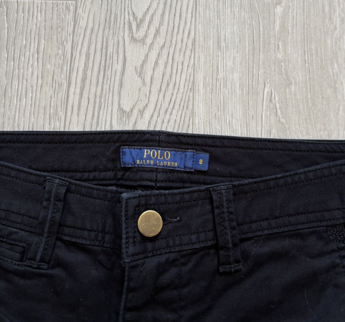Polo Ralph Lauren × Vintage Polo Ralph Lauren Slim Cargo Army Jeans Size 30" / US 8 / IT 44 - 3 Thumbnail