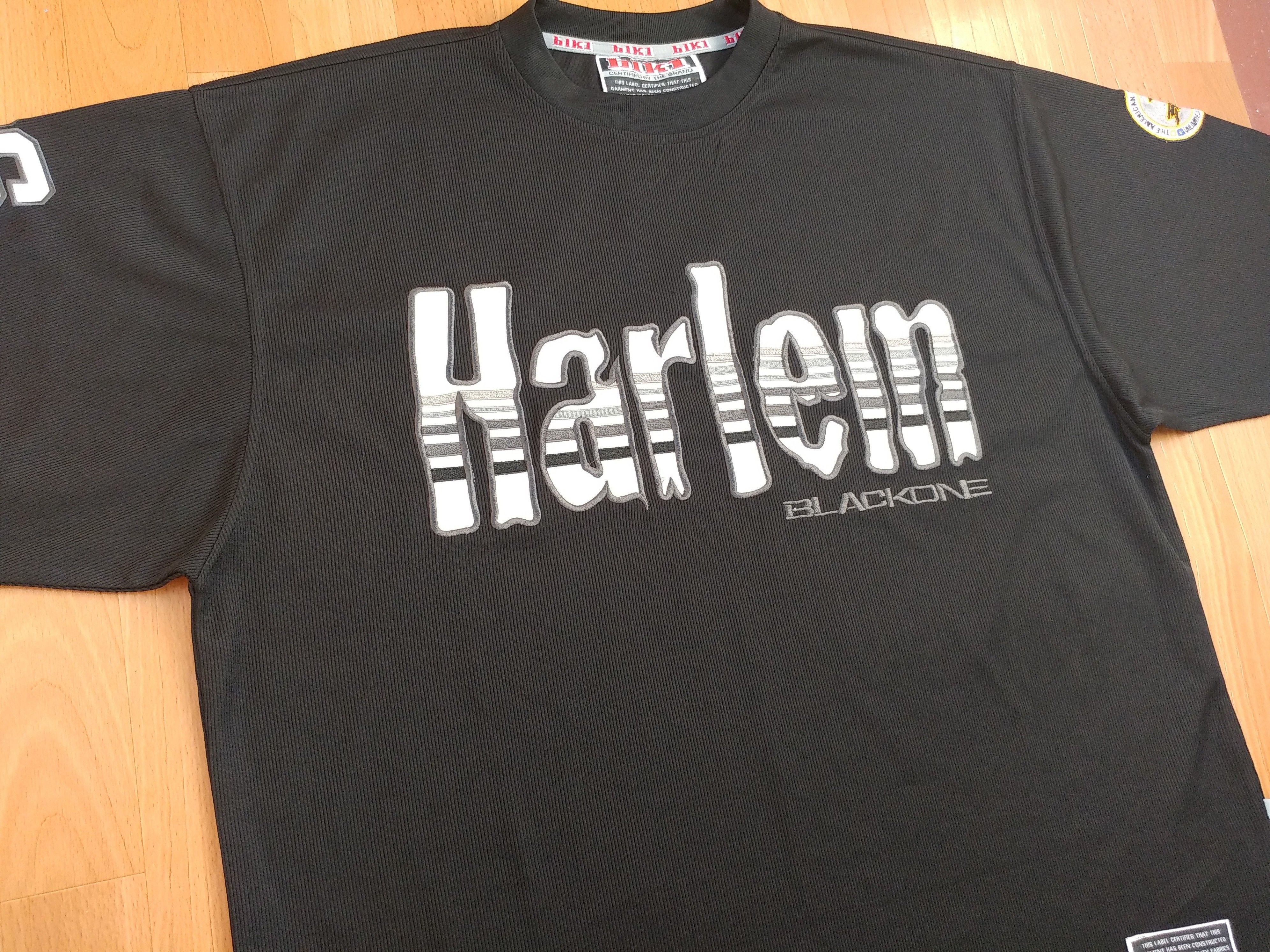 Vintage HARLEM t-shirt, New York jersey vintage NYC skater XXL Size US XXL / EU 58 / 5 - 4 Thumbnail