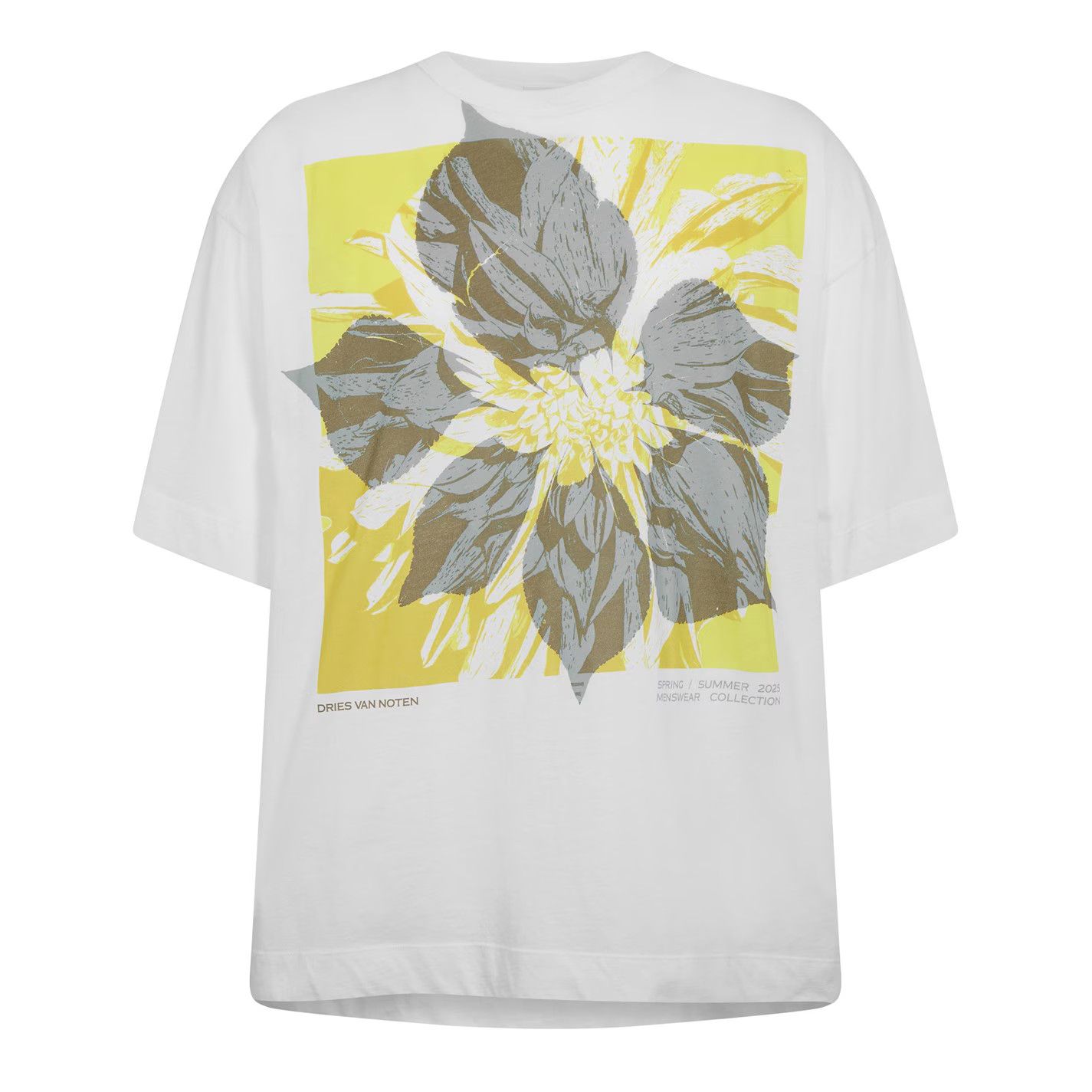 Dries Van Noten o1g2r1mq0426 Graphic T-Shirt in White Size US L / EU 52-54 / 3 - 1 Thumbnail