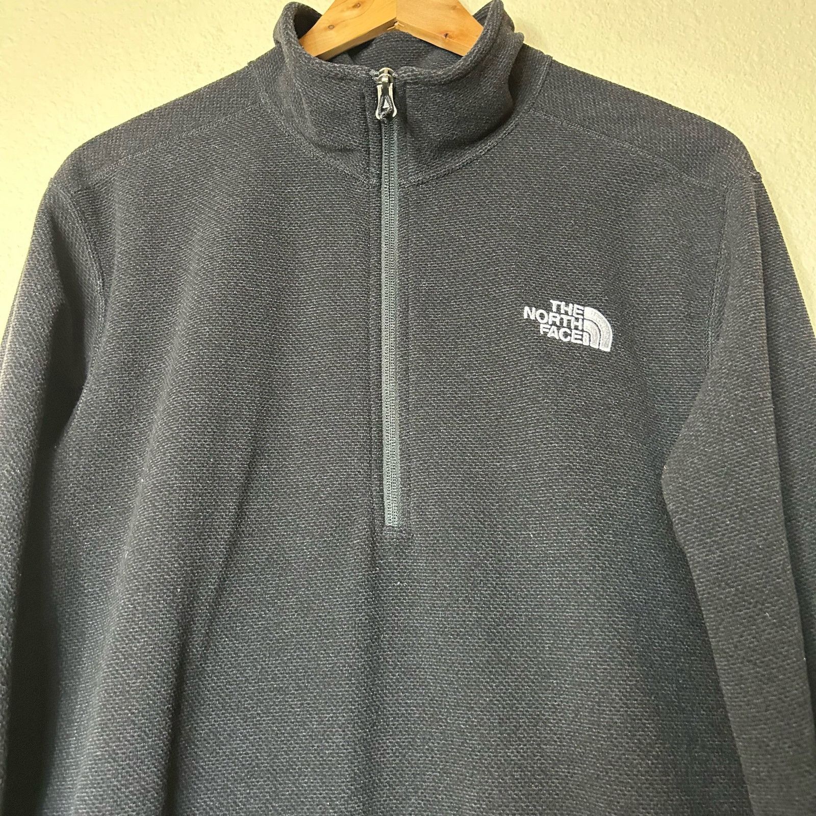 The North Face The North Face Sweater Pullover 1/2 Zip Black Fleece Size L Size L / US 10 / IT 46 - 10 Thumbnail
