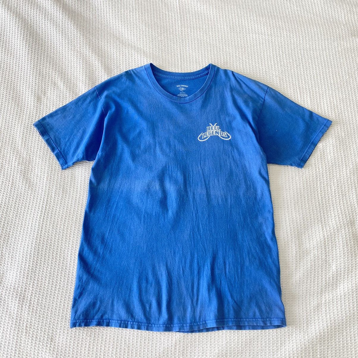 Vintage Thrashed Faded Vintage Reel Legends Fishing ERD GRUNGE TEE Size US L / EU 52-54 / 3 - 4 Thumbnail
