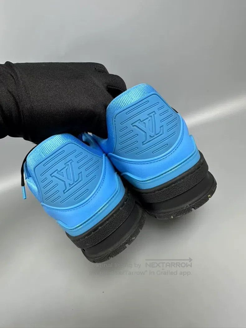 Louis Vuitton Louis Vuitton Trainer Blue and Black Casual Shoes Size US 7 / EU 40 - 3 Thumbnail